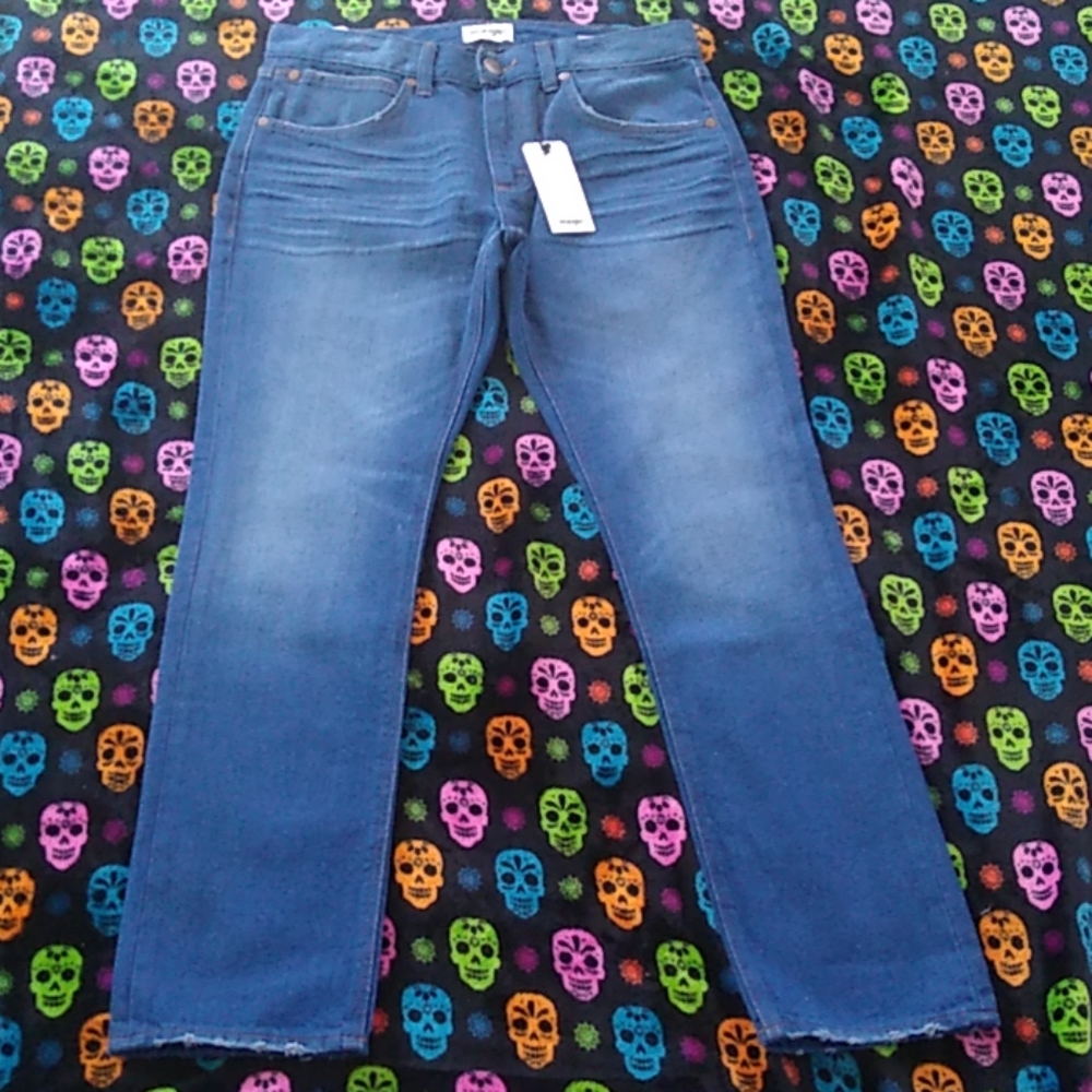 Wrangler blue Jeans.